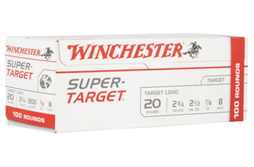 Image of Winchester Ammo TRGT208VP Super Target 20 Gauge 2.75 7/8 Oz 8 Shot 100 Bx/ 2 C