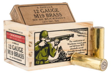 Image of Winchester Ammo X1200WW2 WWII Commemorative 12 Gauge 2.75 Buckshot 00 Buck Sho