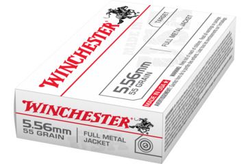 Image of Winchester 5.56mm, 55 grain, Full Metal Jacket, Brass Case, 20-Rounds, Q3131L