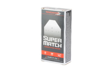 Image of Winchester Ammunition Super Match, 40 S&amp;W, 180 Grain, Flat Nose Bullet, 50 Round Box SM40FN180