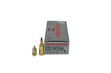 Image of Winchester Super-X 223 WSSM 55 Grain Ptd Soft Point Ammo, X223WSS