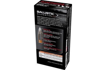 Image of Winchester Ballistic Silvertip .223 Remington 55 grain Fragmenting Polymer Tip Brass Cased Centerfire Rifle Ammo, 20 Rounds, SBST223B