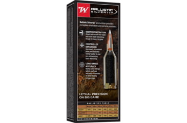 Image of Winchester Ballistic Silvertip .25 Winchester Super Short Magnum 85 grain Fragmenting Polymer Tip Centerfire Rifle Ammo, 20 Rounds, SBST25WSS