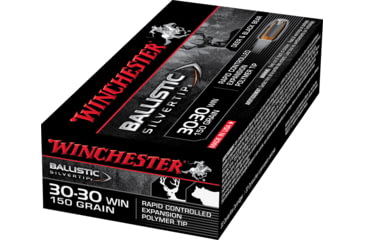Image of Winchester Ballistic Silvertip .30-30 Winchester 150 grain  Centerfire Rifle Ammo, 20 Rounds, SBST3030