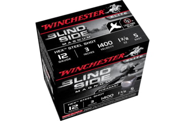 Image of Winchester Blind Side 12 Gauge 1 3/8 oz 3in Centerfire Shotgun Ammo, 25 Rounds, SBSPH1235