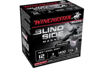 Image of Winchester Blind Side 12 Gauge 1 3/8 oz 3in Centerfire Shotgun Ammo, 25 Rounds, SBSPH1235
