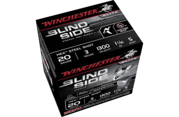 Image of Winchester Blind Side 20 Gauge 1 1/16 oz 3in Centerfire Shotgun Ammo, 25 Rounds, SBS2035