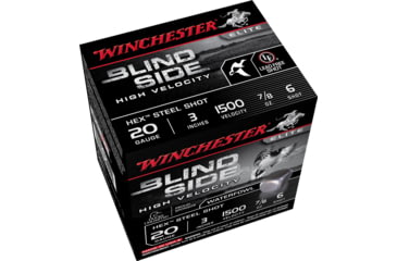 Image of Winchester Blind Side 20 Gauge 7/8 oz 3in Centerfire Shotgun Ammo, 25 Rounds, SBS203HV6