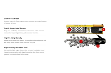 Image of Winchester Blind Side Shotgun Shot, 20 Gauge, 3in Shot Length, 7/8oz Shot Weight, 6 Shot Size, 25 Rounds, SBS203HV6
