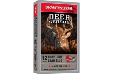 Image of Winchester Deer Season XP 12 Gauge 1 1/8 oz 2.75in Centerfire Shotgun Slug Ammo, 5 Rounds, X12DS