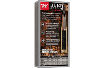 Image of Winchester Deer Season XP .270 Winchester Short Magnum 130 grain Extreme Point Polymer Tip Centerfire Rifle Ammo, 20 Rounds, X270SDS