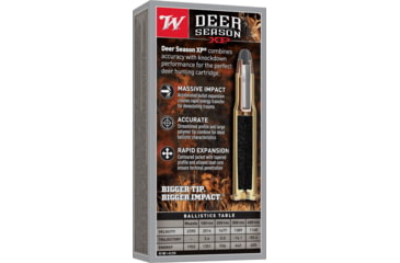 Image of Winchester Deer Season XP .30-30 Winchester 150 grain Extreme Point Polymer Tip Centerfire Rifle Ammo, 20 Rounds, X3030DS