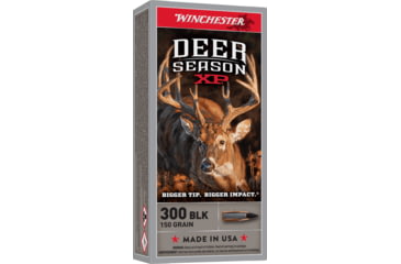 Image of Winchester Deer Season XP .300 AAC Blackout 150 grain Extreme Point Polymer Tip Centerfire Rifle Ammo, 20 Rounds, X300BLKDS