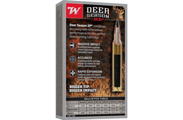 Image of Winchester Deer Season XP 7mm Remington Magnum 140 grain Extreme Point Polymer Tip Centerfire Rifle Ammo, 20 Rounds, X7DS