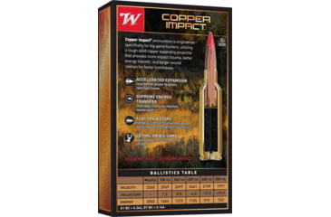 Image of Winchester Deer Season XP Copper Impact .243 Winchester 85 Grain Copper Extreme Point Centerfire Rifle Ammo, 20 Rounds, X243CLF