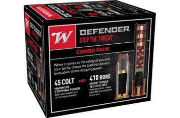 Image of Winchester Defender HANDGUN 410 Bore 225 grain 2.5in Centerfire Shotgun Ammo, 20 Rounds, S41045PD