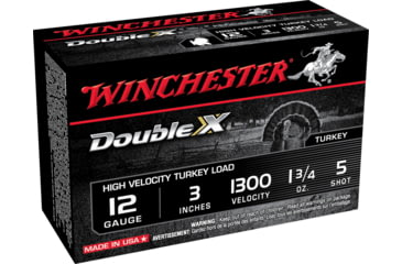 Image of Winchester Double X 12 Gauge 1 3/4 oz 3in Centerfire Shotgun Ammo, 10 Rounds, STH1235