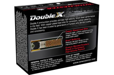 Image of Winchester Double X 12 Gauge 2 oz 3.5in Centerfire Shotgun Ammo, 10 Rounds, STH12354