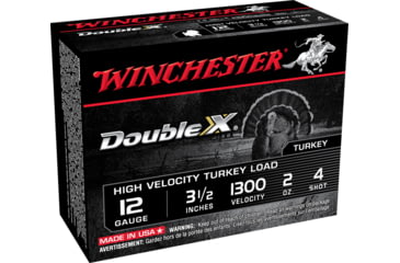 Image of Winchester Double X 12 Gauge 2 oz 3.5in Centerfire Shotgun Ammo, 10 Rounds, STH12354