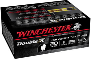 Image of Winchester Double X 20 Gauge 1 5/16 oz 3in Centerfire Shotgun Ammo, 10 Rounds, STH2035