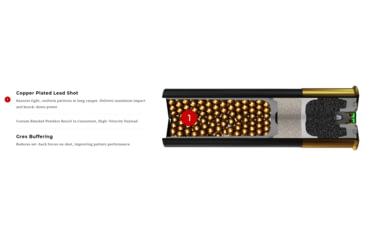 Image of Winchester Double X Shotgun Shot, 10 Gauge, 3.5in Shot Length, 2oz Shot Weight, 4 Shot Size, 10 Rounds, STH104