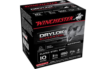 Image of Winchester Drylok 10 Gauge 1 5/8 oz 3.5in Centerfire Shotgun Ammo, 25 Rounds, XSC102