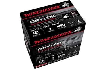 Image of Winchester Drylok 12 Gauge 1 1/4 oz 3in Centerfire Shotgun Ammo, 25 Rounds, SSH1232