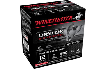 Image of Winchester Drylok 12 Gauge 1 3/8 oz 3in Centerfire Shotgun Ammo, 25 Rounds, XSM1232