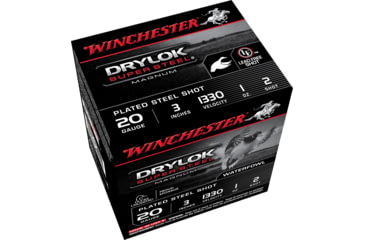 Image of Winchester Drylok 20 Gauge 1 oz 3in Centerfire Shotgun Ammo, 25 Rounds, XSM2032