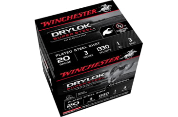 Image of Winchester Drylok 20 Gauge 1 oz 3in Centerfire Shotgun Ammo, 25 Rounds, XSM2033