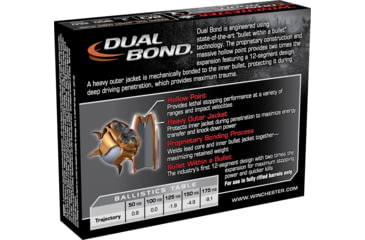 Image of Winchester Dual Bond Shotshell 20 Gauge 260 grain 3in Centerfire Shotgun Slug Ammo, 5 Rounds, SSDB203