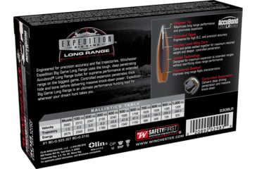 Image of Winchester Expedition Big Game Long Range .308 Win. 168 Grain Accubond LR Rifle Ammo, 20 Round, S308LR
