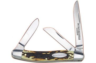 Image of Winchester Knives Three-Blade Stockman Knife, Clam Packed, 3.5 in. W 40 14035