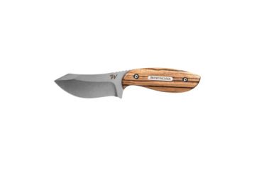 Image of Winchester Lasso Folding Knife And Barrens Fixed Blade Skinner With Sheath, Zebra Wood/Silver, 31-003537