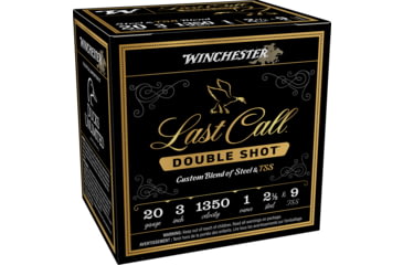 Image of Winchester Last Call Double Shot 20 Gauge 1 oz 3 in Steel #2.5 &amp; TSS #9 Shotgun Ammo, 25 Rounds, LCDS2039