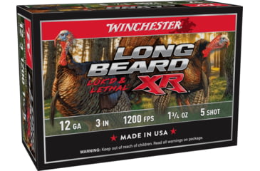 Image of Winchester LONG BEARD XR 12 Gauge 1 3/4 oz 3in Centerfire Shotgun Ammo, 10 Rounds, STLB1235