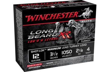 Image of Winchester LONG BEARD XR 12 Gauge 2 1/8 oz 3.5in Centerfire Shotgun Ammo, 10 Rounds, STLB12LM4