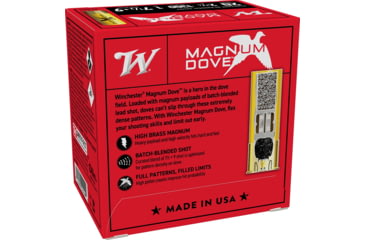 Image of Winchester Magnum Dove 20 Gauge 1oz 2 3/4in Shotgun Ammo, #7.5, #9, 25 Rounds, MD2079