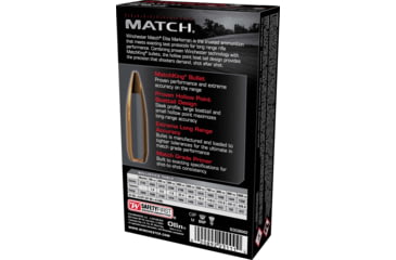 Image of Winchester Match Elite Marksman .308 Winchester 169 Grain Matchking HPBT Centerfire Rifle Ammunition, 20 Rounds, S308M2