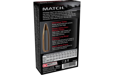 Image of Winchester Match Elite Marksman .308 Winchester 169 Grain Matchking HPBT Centerfire Rifle Ammunition, 20 Rounds, S308M2