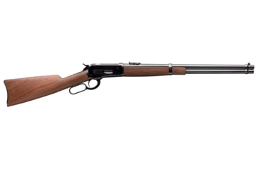 Image of Winchester 1886 Saddle Ring Lever Action Rifle, .45-70 Government, 22in Round Barrel, 1-20, Gr-I Walnut Stock, Blued, 534281142-FRRMPG