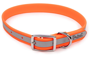 Image of Winchester Pet Core D Ring High Visibility Reflective Collar with Name Plate, Orange, L/XL, KB-DRC-ORNG-L/XL-NP-1