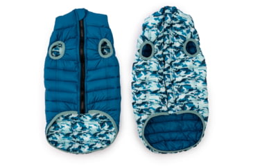 Image of Winchester Pet Puffer Jacket, Camo Blue, XXL, WP-PJ-CMOBLU-XXL-1