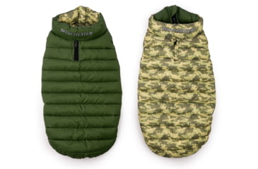 Image of Winchester Pet Puffer Jacket, Camo Green, XL, WP-PJ-CMOGRN-XL-1