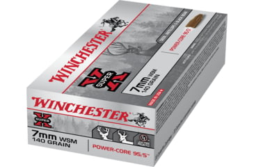 Image of Winchester Power Core 95-5 7mm Winchester Short Magnum 140 grain Power-Core 95/5 Protected Hollow Point Centerfire Rifle Ammo, 20 Rounds, X7MMWSMLF