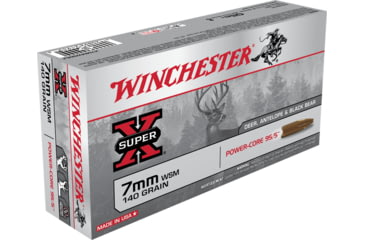 Image of Winchester Power Core 95-5 7mm Winchester Short Magnum 140 grain Power-Core 95/5 Protected Hollow Point Centerfire Rifle Ammo, 20 Rounds, X7MMWSMLF