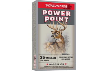 Image of Winchester Power-Point 35 WHELEN 200 Grain Power-Point Brass Rifle Ammo, 20 Rounds, X35W