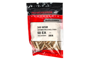 Image of Winchester Rifle Brass, .300 Winchester Short Magnum, Unprimed, 50/Pack, WSC300WSMU