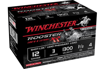 Image of Winchester ROOSTER XR 12 Gauge 1 1/2 oz 3in Centerfire Shotgun Ammo, 15 Rounds, SRXR1234