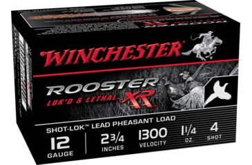 Image of Winchester ROOSTER XR 12 Gauge 1 1/4 oz 2.75in Centerfire Shotgun Ammo, 15 Rounds, SRXR124